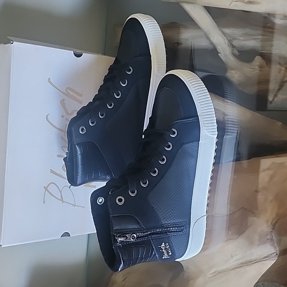 Blowfish Malibu Rezzie Black Shoes 10 - Picture 5 of 8